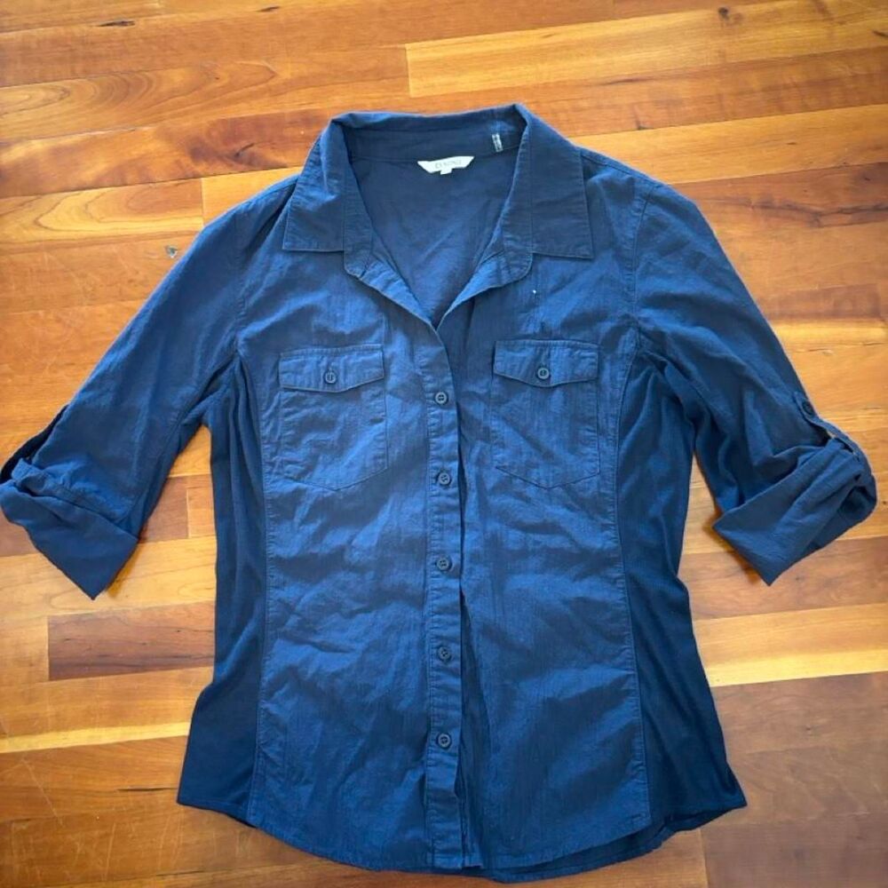 Ci-sono Women's Navy and Blue Shirt